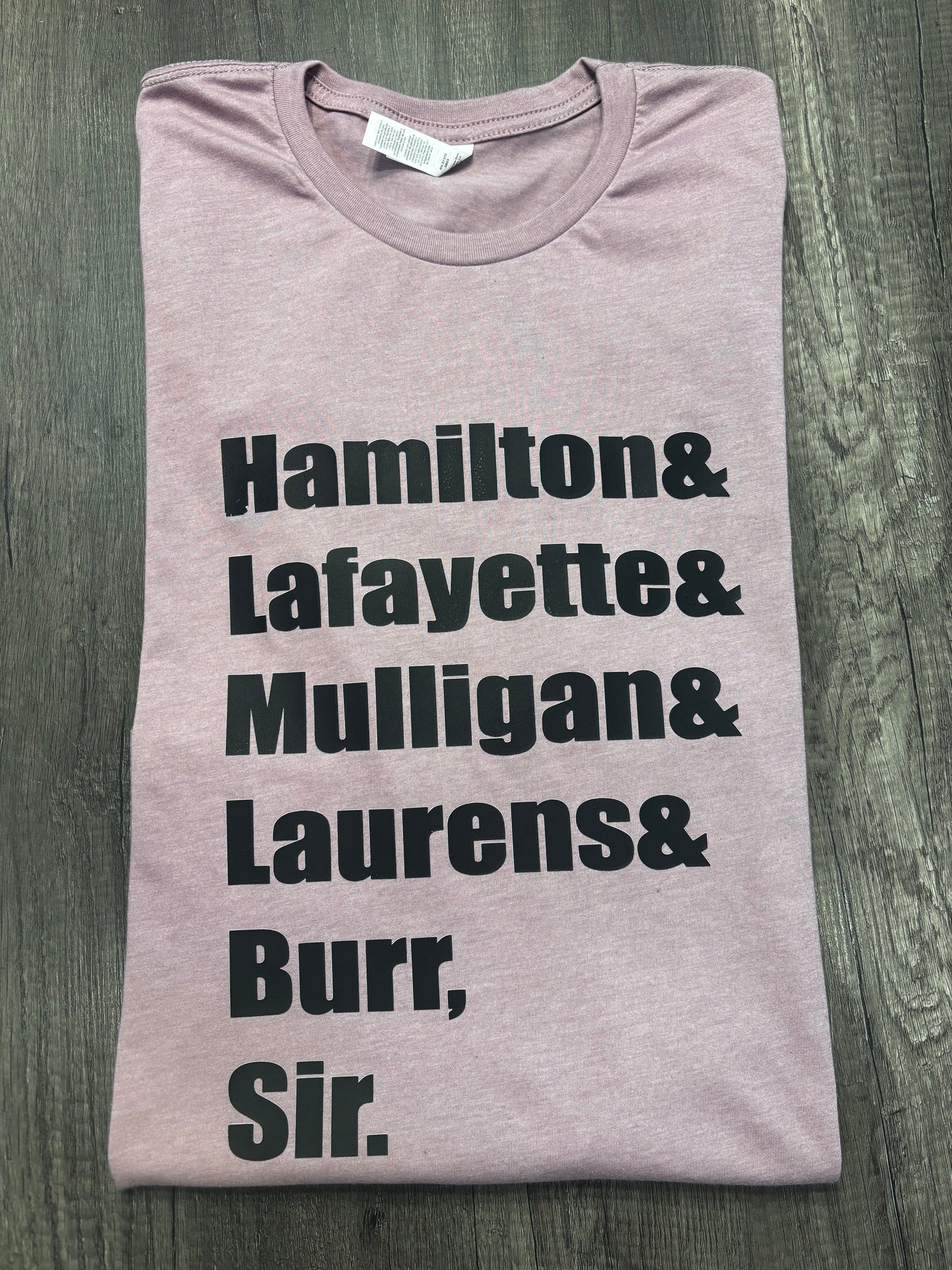 HAMILTON &....BURR, SIR. SHIRT