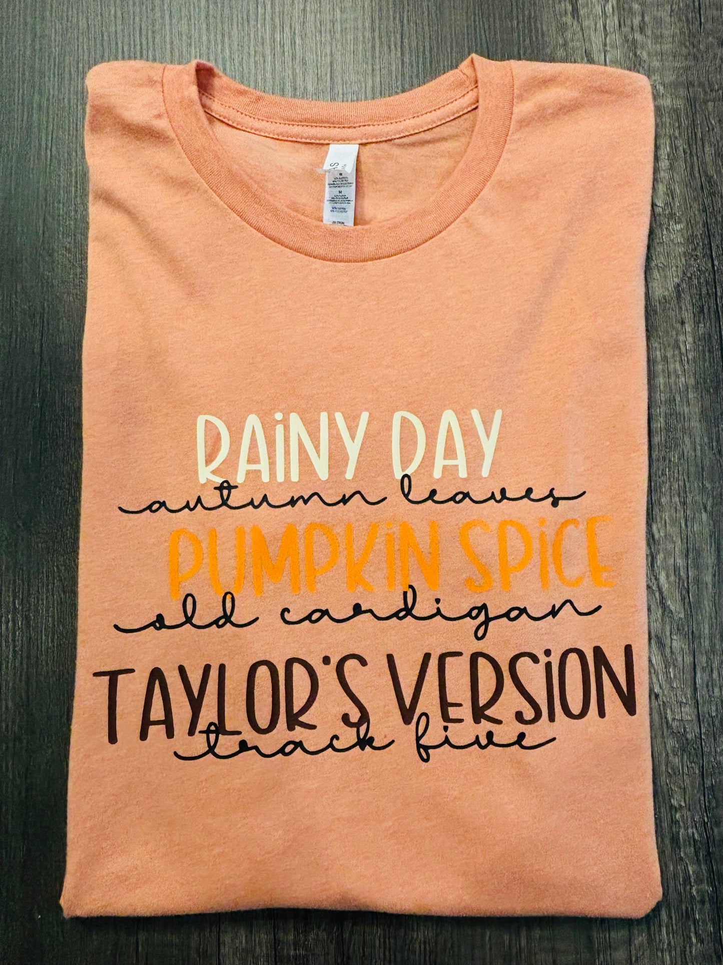 RAINY DAYS AND TRACK 5 SHIRT