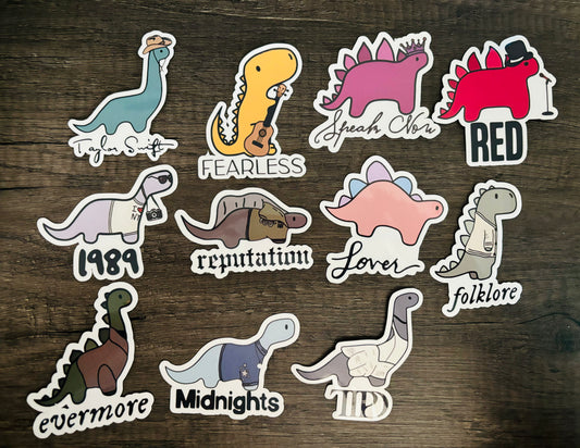 CAT/DINO/GHOST ERAS STICKERS