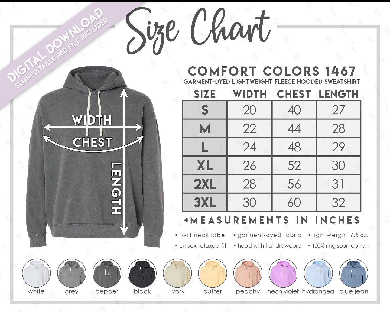 Comfort Colors Upgrade