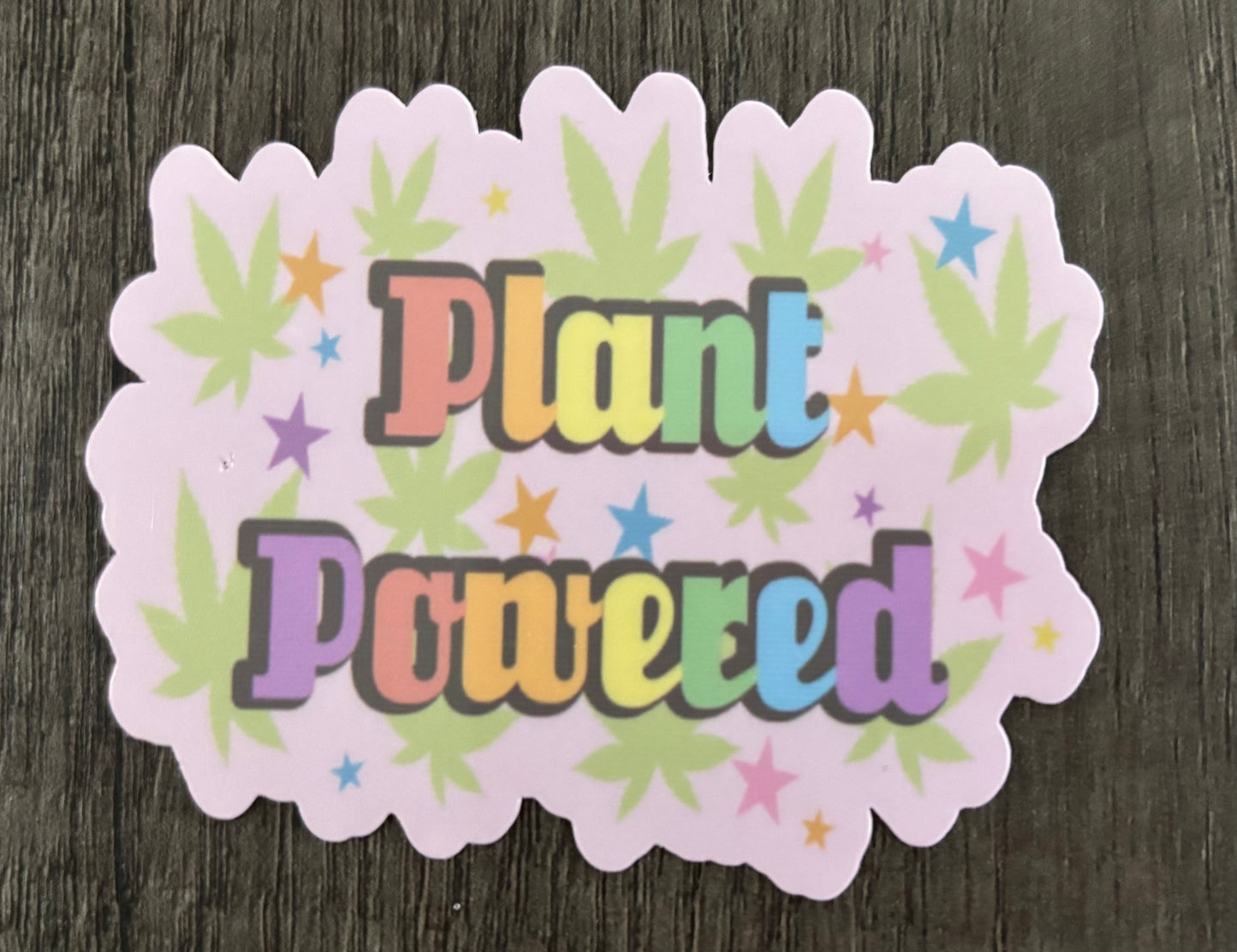 PLANT POWERED STICKER