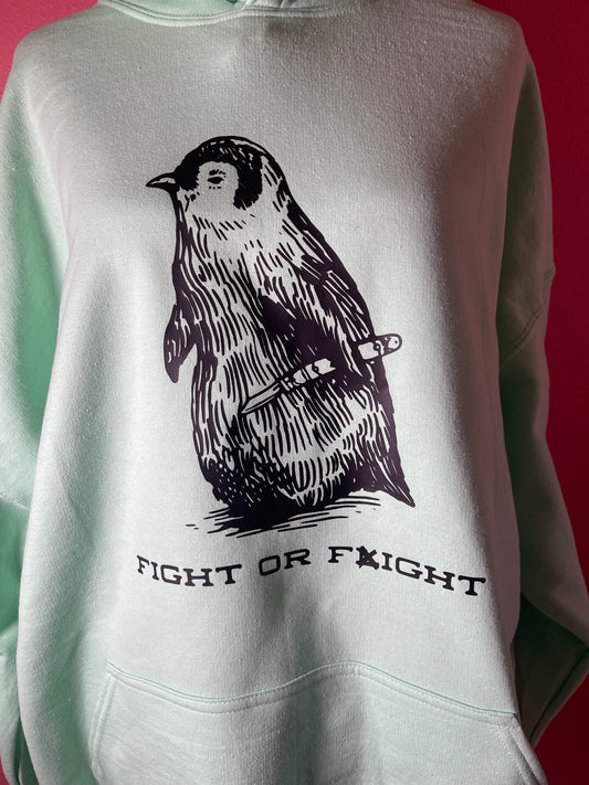 FIGHT OR FIGHT PENGUIN SHIRT