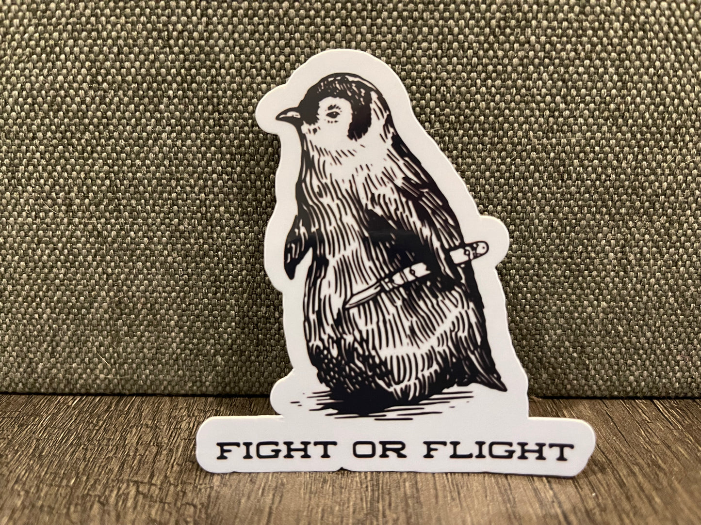 THE PERIL OF THE FLIGHTLESS BIRD STICKER