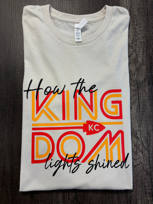 HOW THE KINGDOM LIGHTS SHINED LONG SLEEVE T-SHIRT, 3X