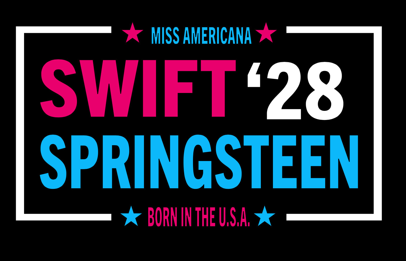 SWIFT/SPRINGSTEEN ‘28 STICKER