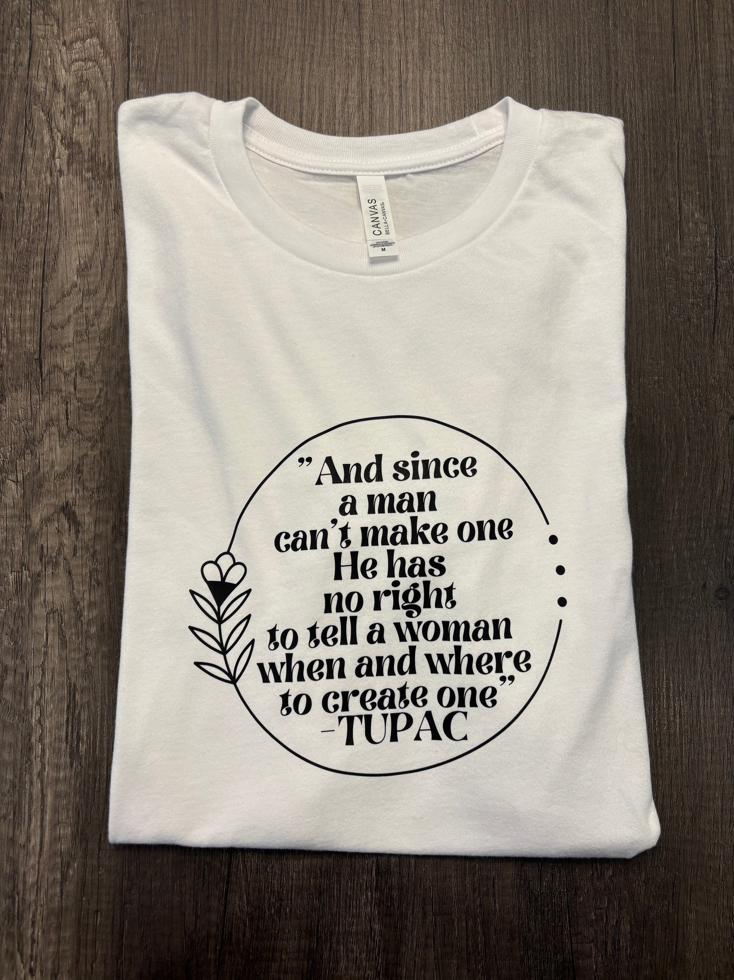 AND IF A MAN CAN’T MAKE ONE SHIRT