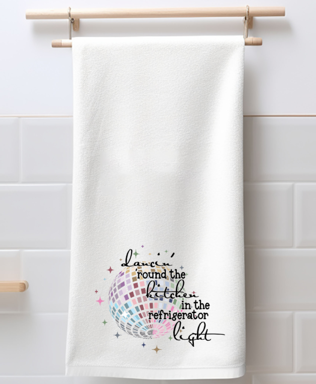 DANCING IN THE KITCHEN TEA TOWEL