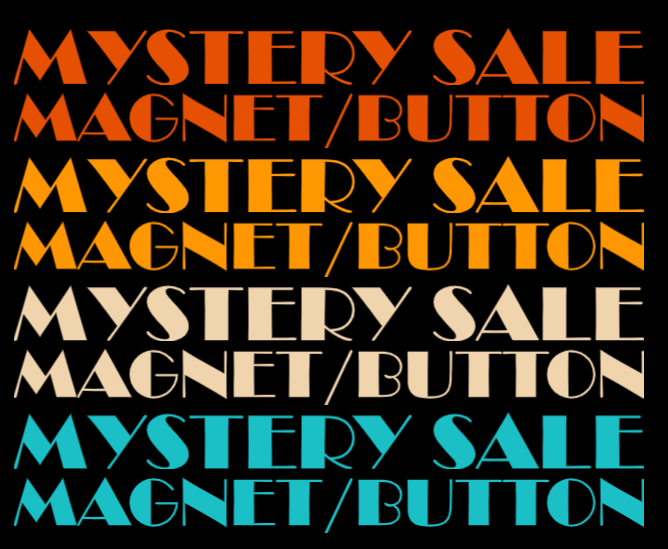 MYSTERY BUTTON/MAGNET