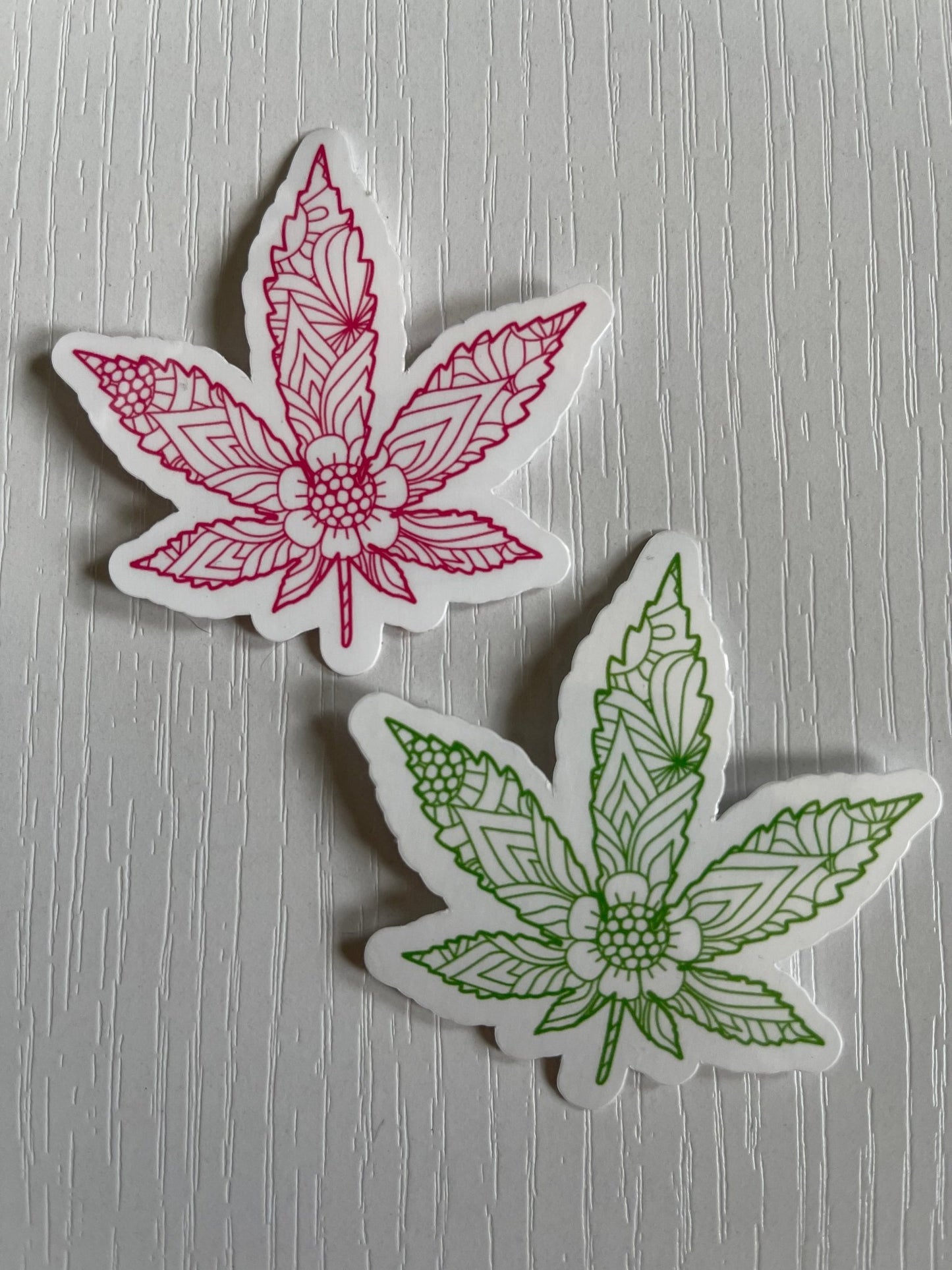 Canna Leaves Stickers (set of 2) - FrankieDeLeonDesigns