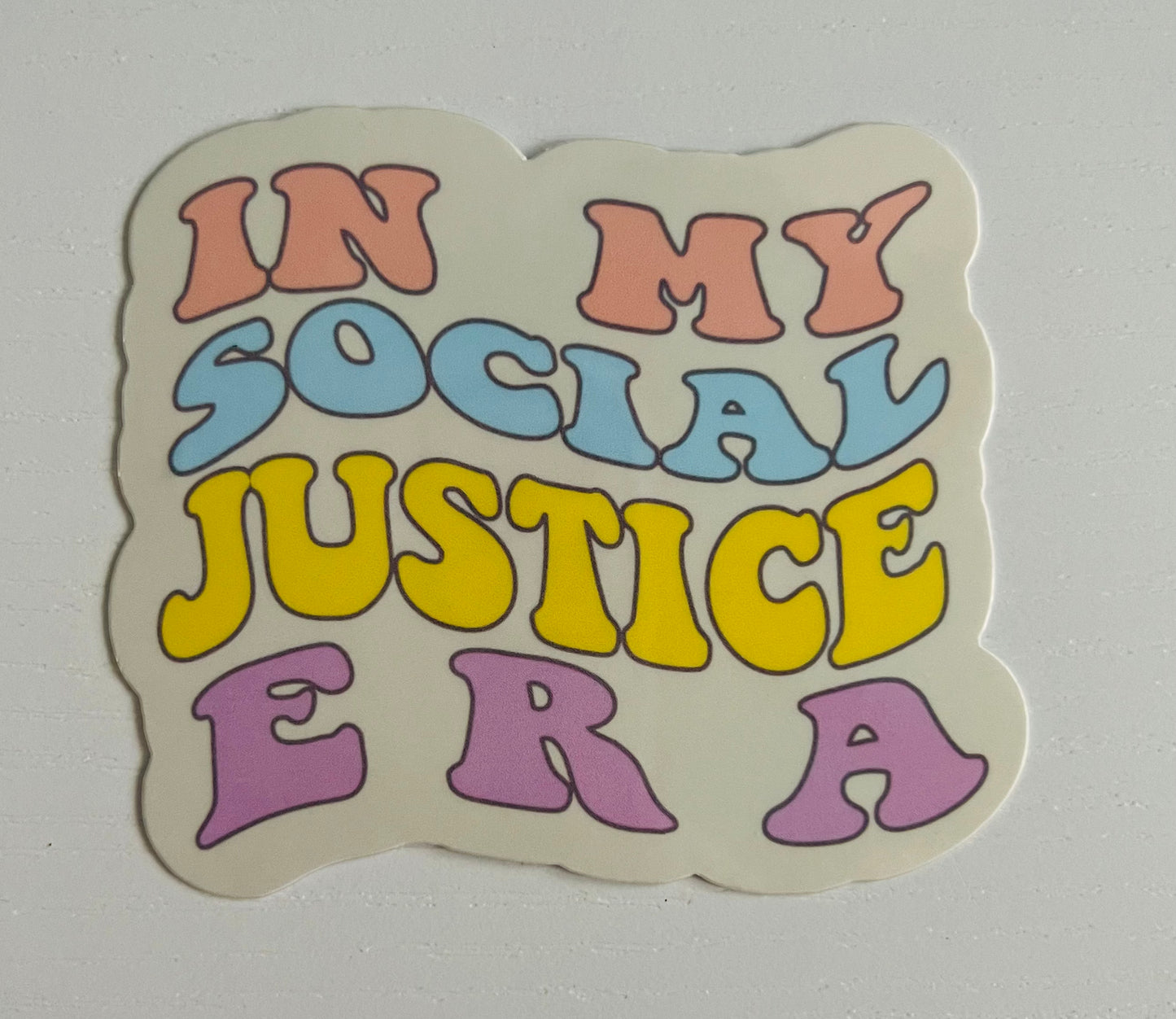 SOCIAL JUSTICE ERA STICKER
