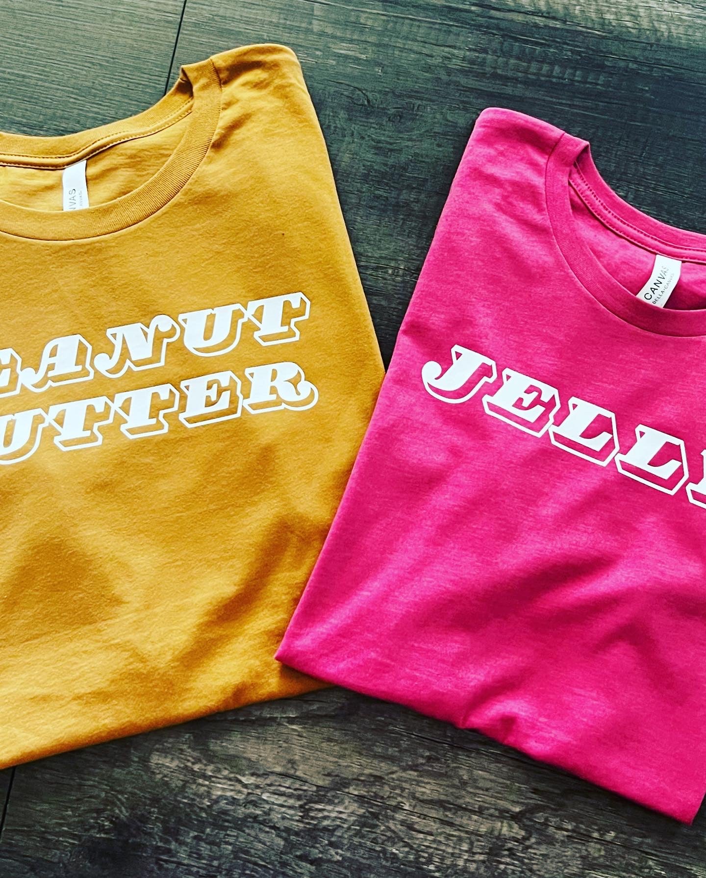 Peanut Butter and Jelly Couples Shirts
