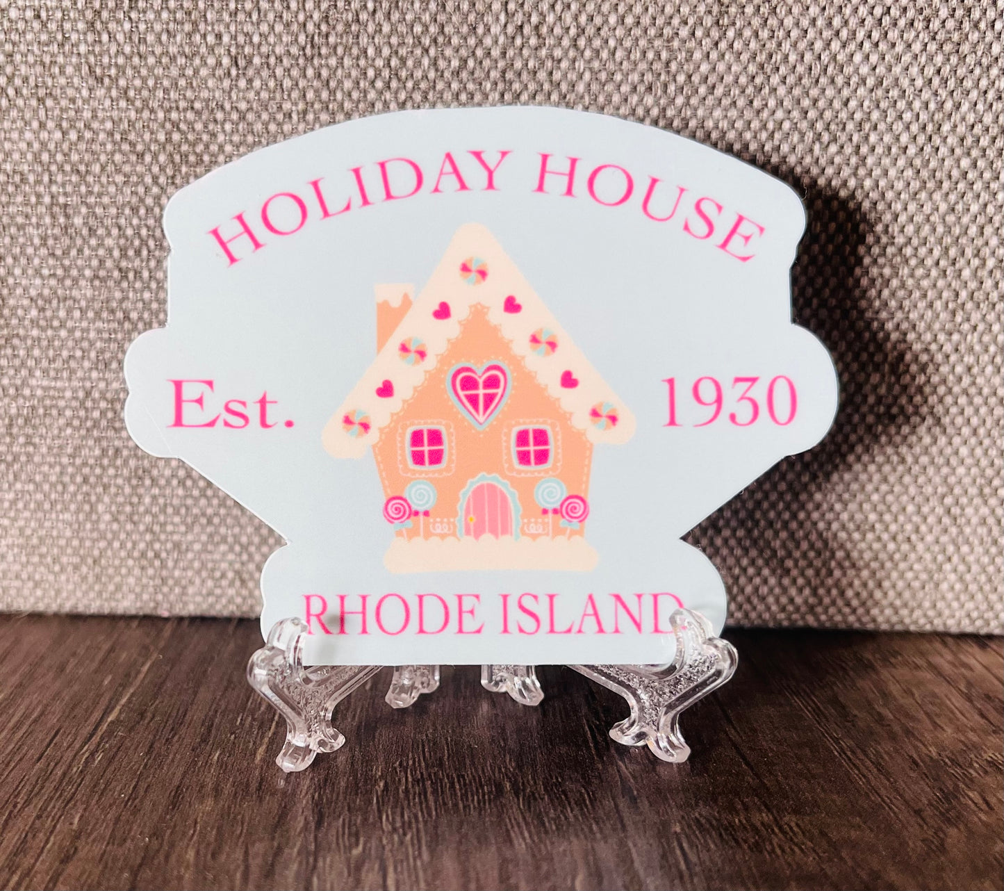 HOLIDAY HOUSE CHRISTMAS STICKER