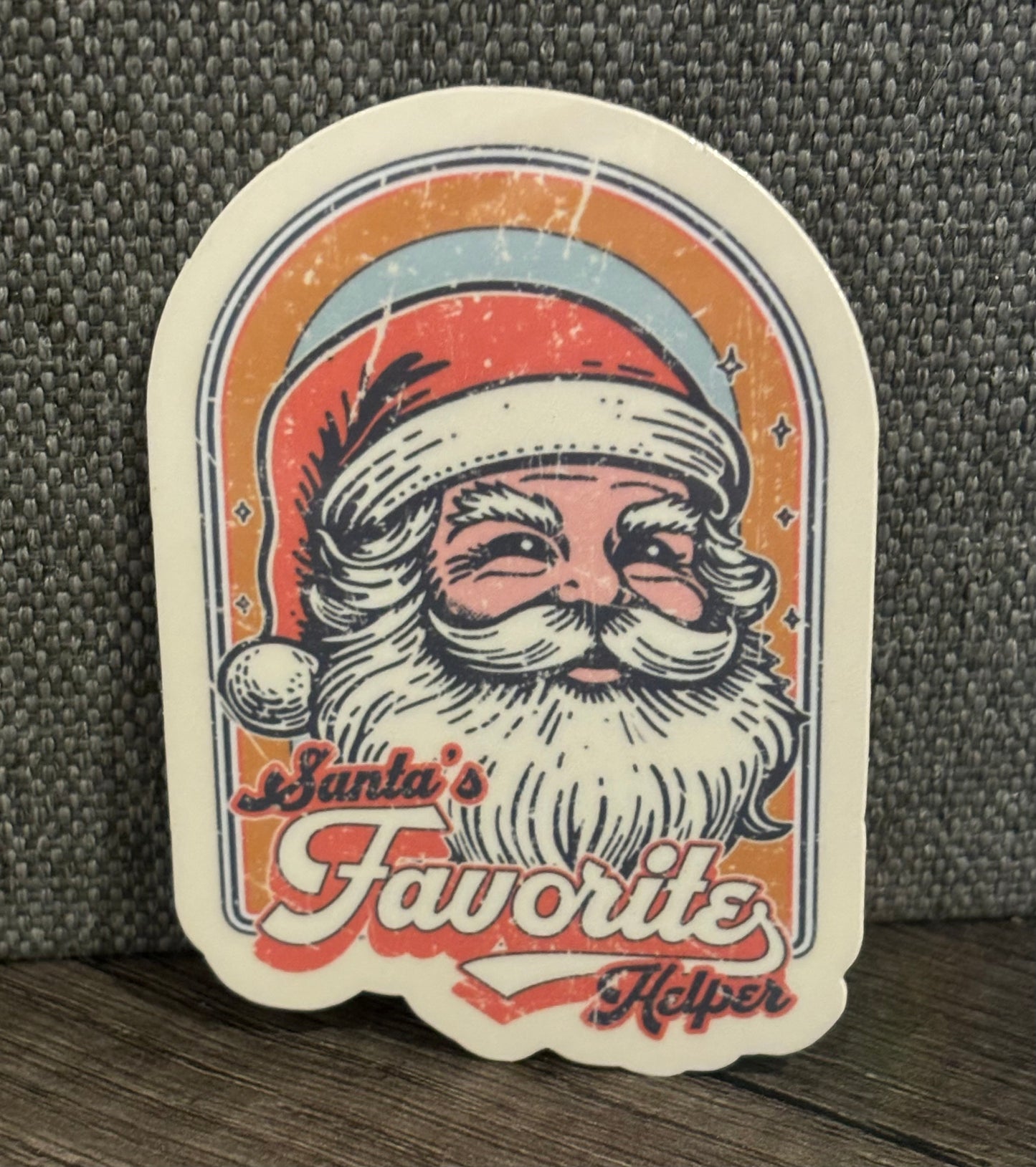 SANTA’S FAVORITE HELPER STICKER