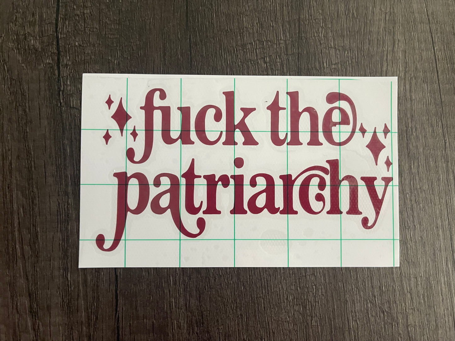 FUCK THE PATRIARCHY DECAL