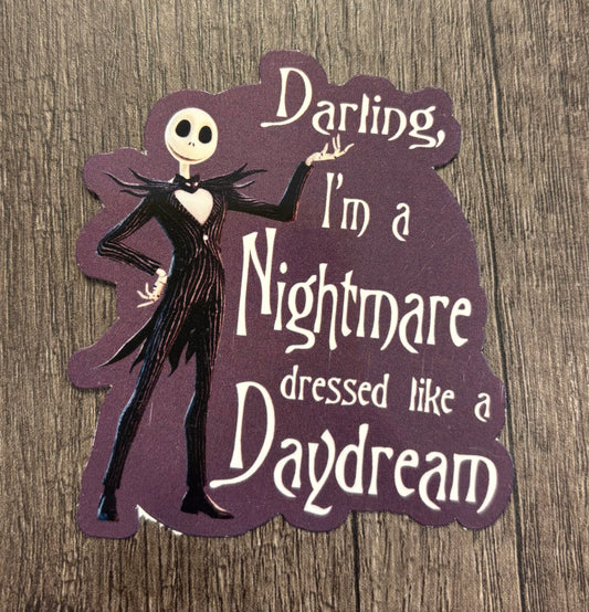 DARLING, I'M A NIGHTMARE (nbc) STICKER