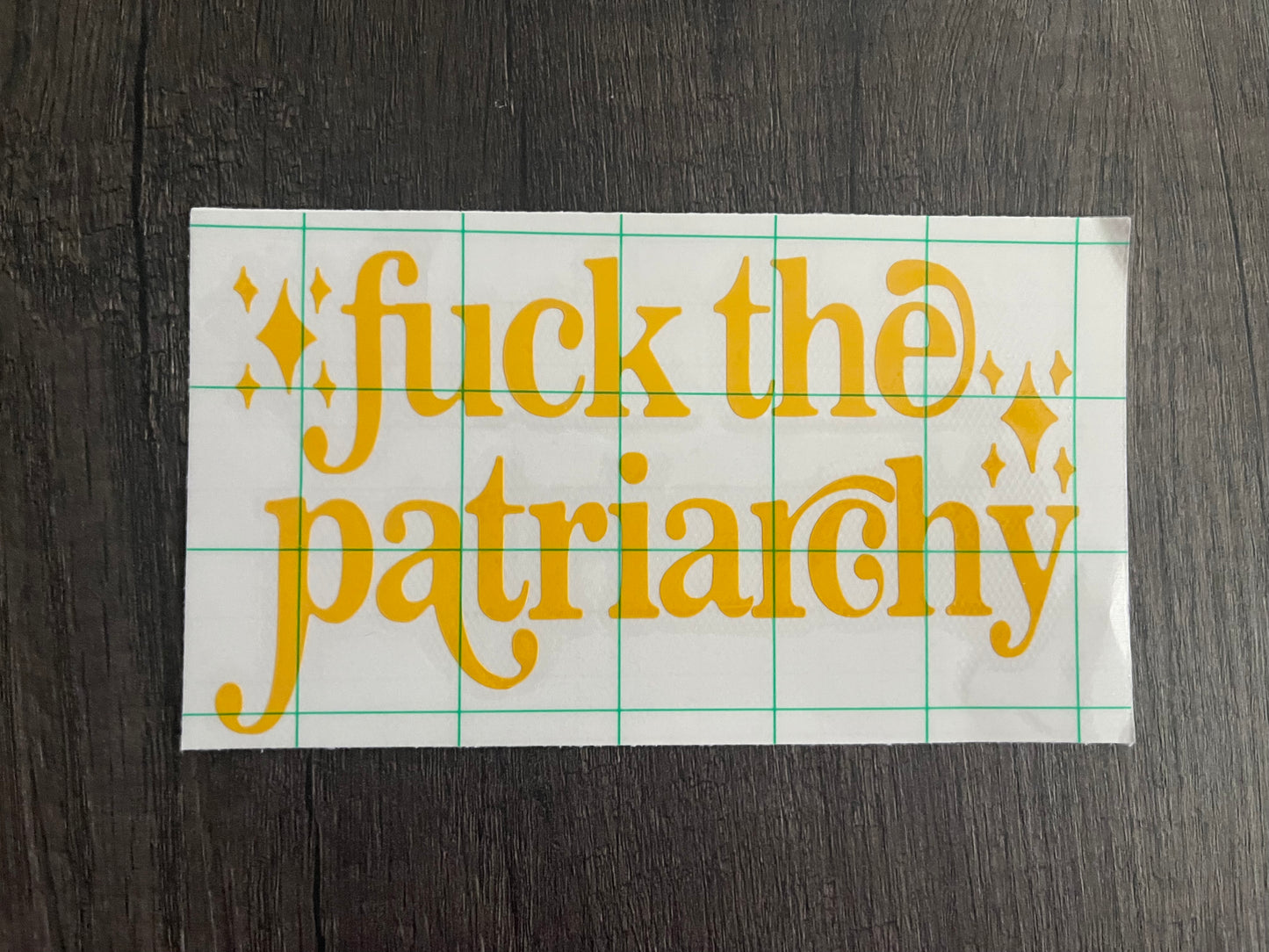 FUCK THE PATRIARCHY DECAL