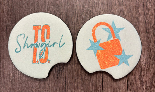 SHOWGIRL CAR COASTERS