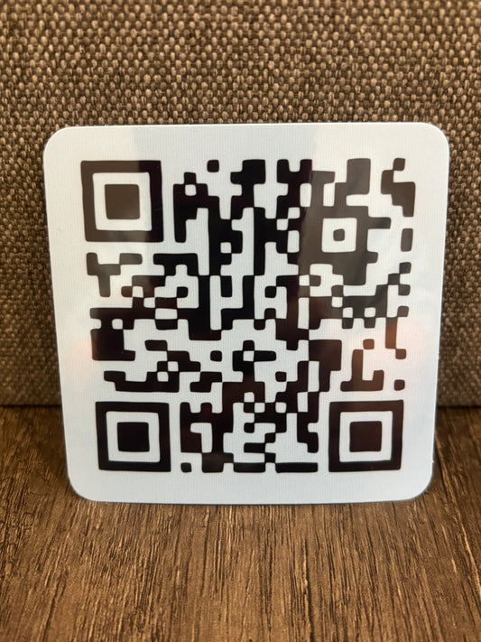 “FUCK TRUMP” QR CODE STICKER