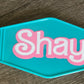 PERSONALIZED BARBIE FONT NAME KEYCHAIN