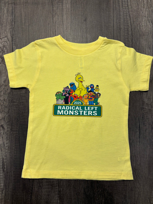 RADICAL LEFT MONSTERS KIDS SIZE