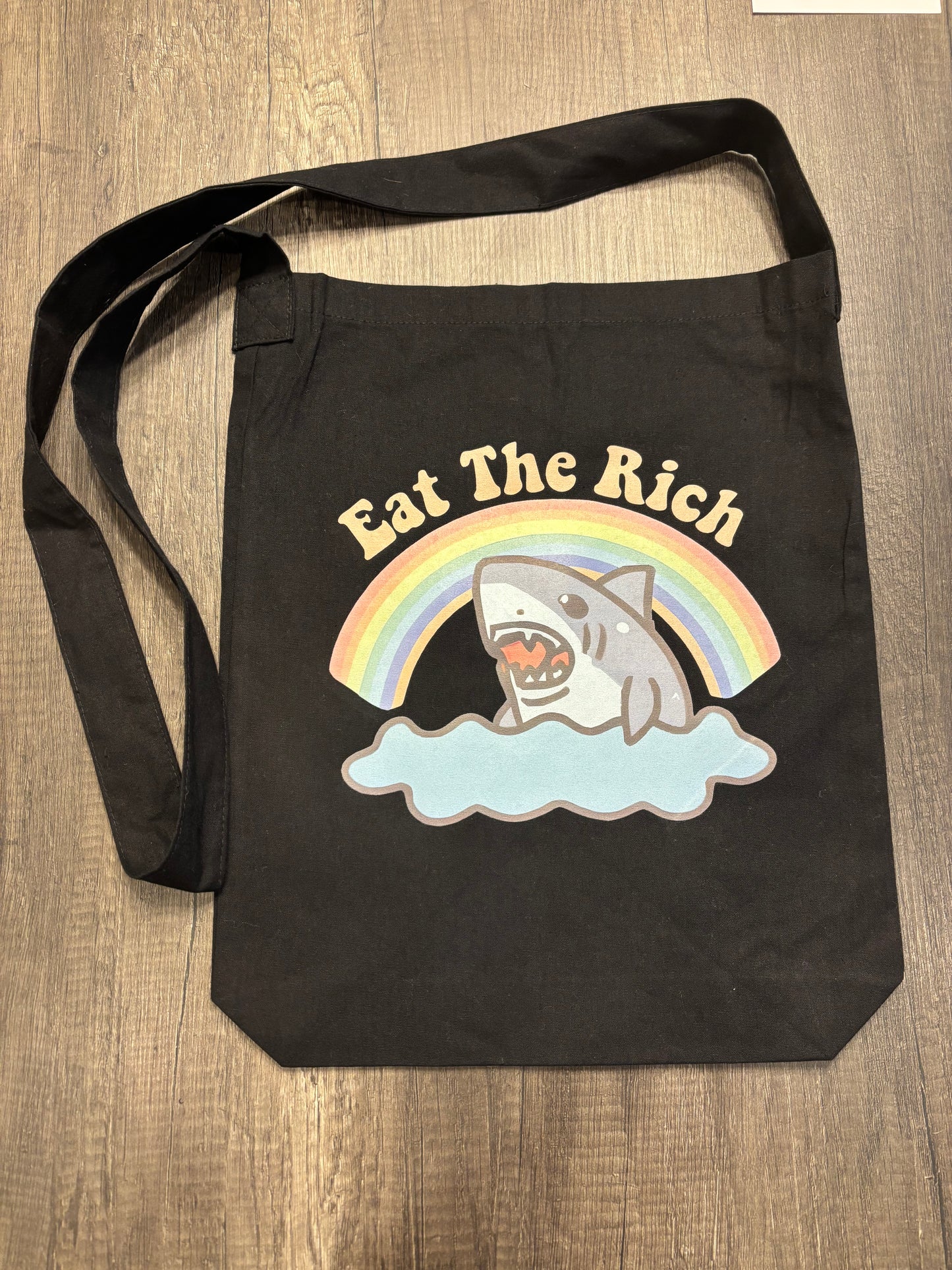 EAT THE RICH SHARK SHIRT