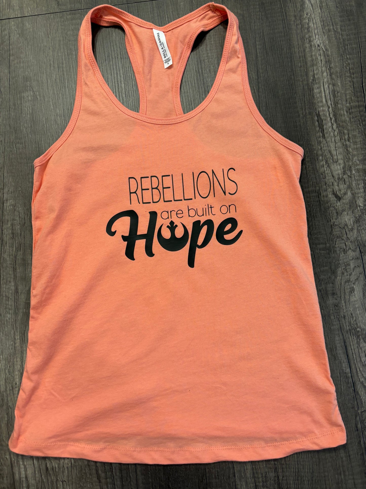 REBELLIONS ARE BUILT ON HOPE SHIRT