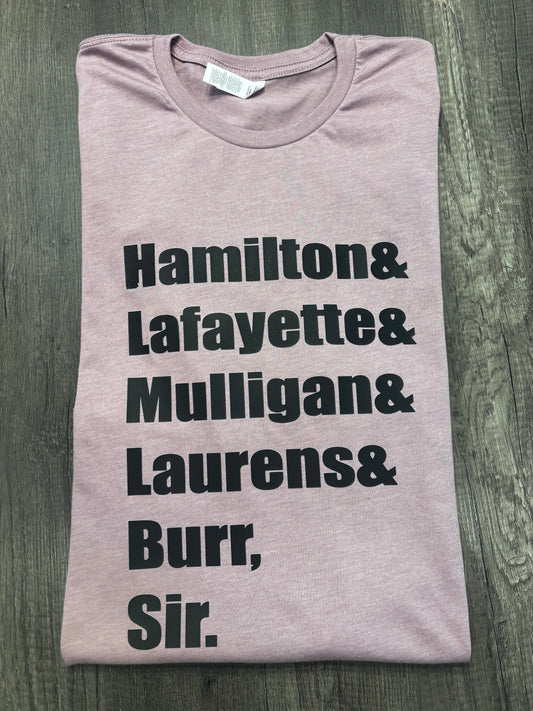 HAMILTON &....BURR, SIR. SHIRT