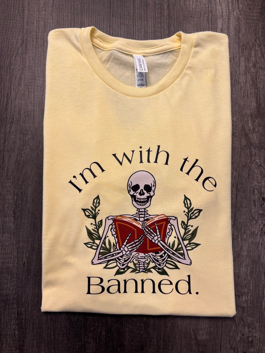 I’M WITH THE BANNED T-SHIRT, SIZE MEDIUM