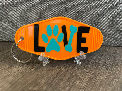 LOVE DOG KEYCHAIN