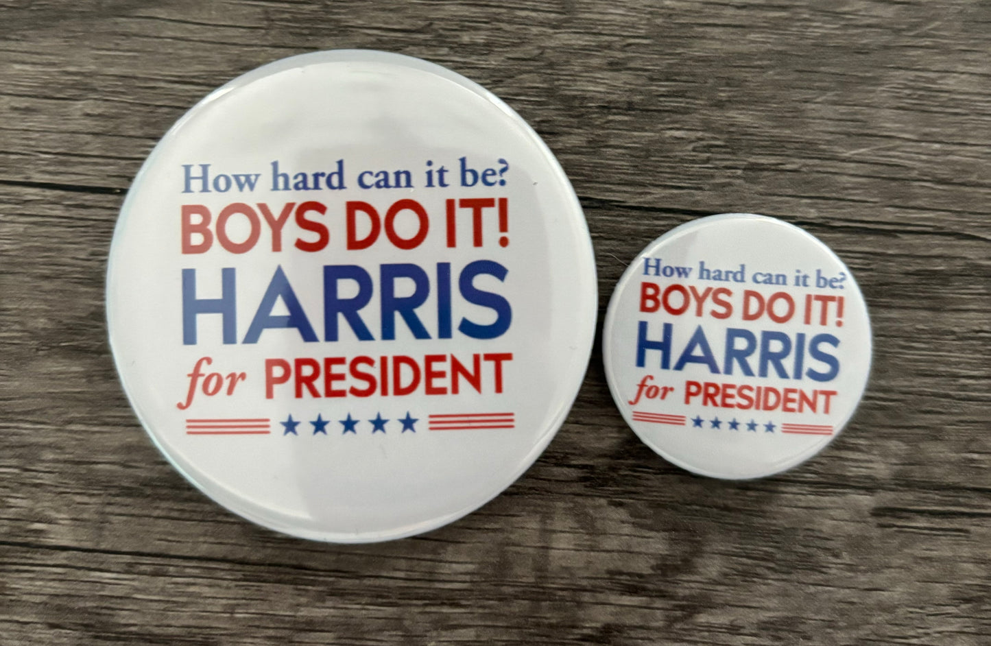 HOW HARD CAN IT BE? BOYS DO IT BUTTON/MAGNET