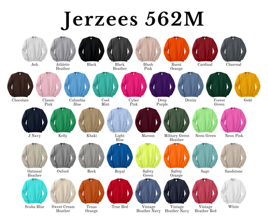 SIZE AND COLOR CHARTS