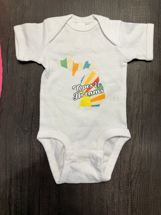 OPES AND DREAMS ONESIE, NEWBORN