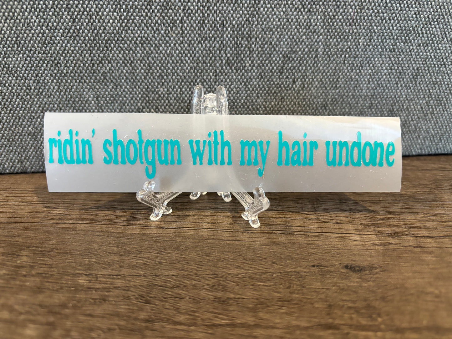 RIDIN’ SHOTGUN MIRROR DECAL