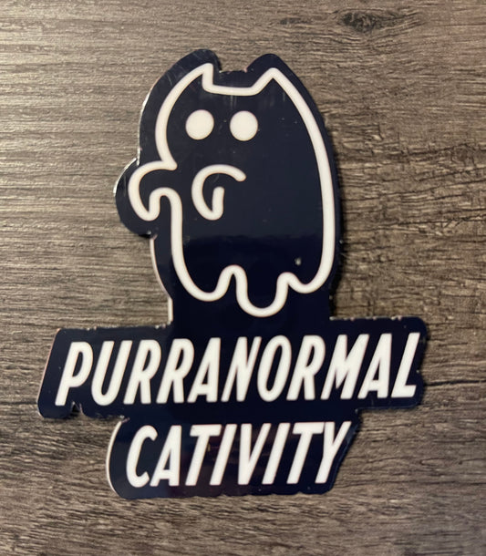 Purranormal Cativity Sticker