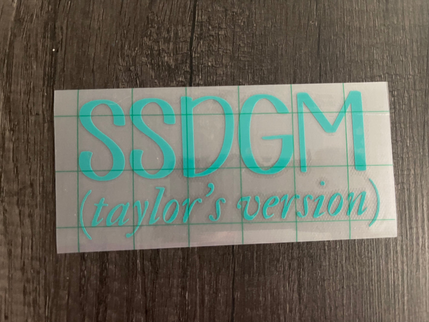 SSDGM (Taylor's Version) Decal