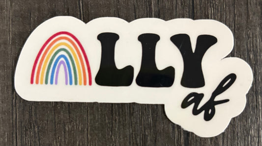 ALLY AF STICKER
