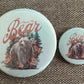 I CHOOSE THE BEAR FLOWER MAGNET