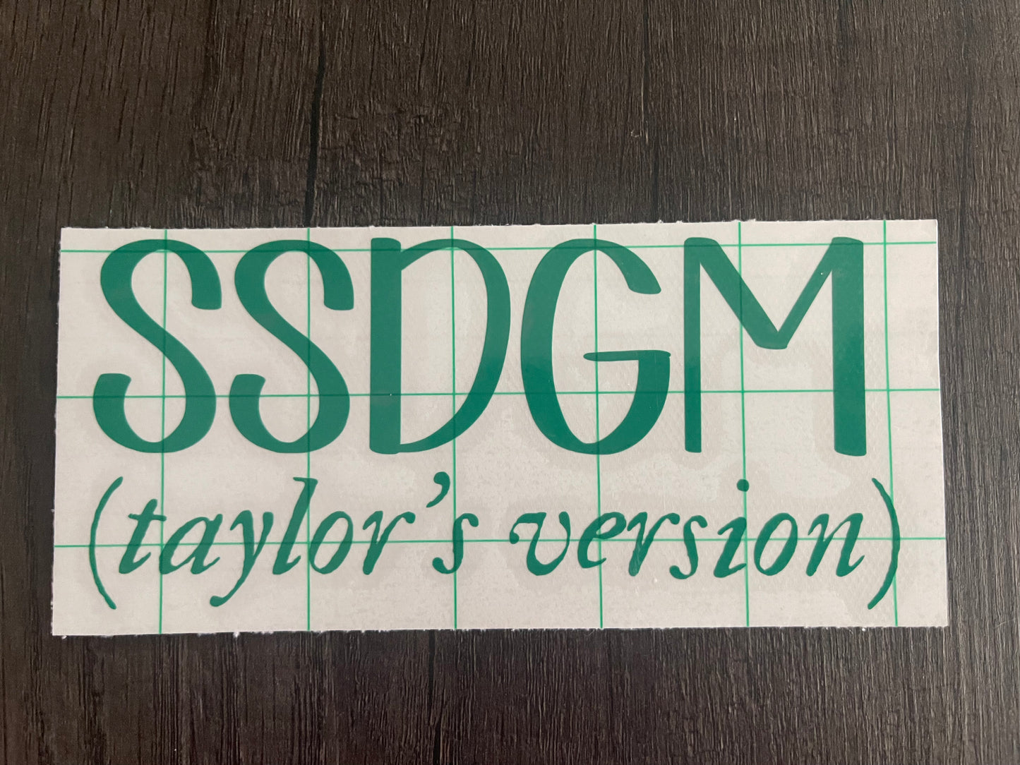 SSDGM (Taylor's Version) Decal