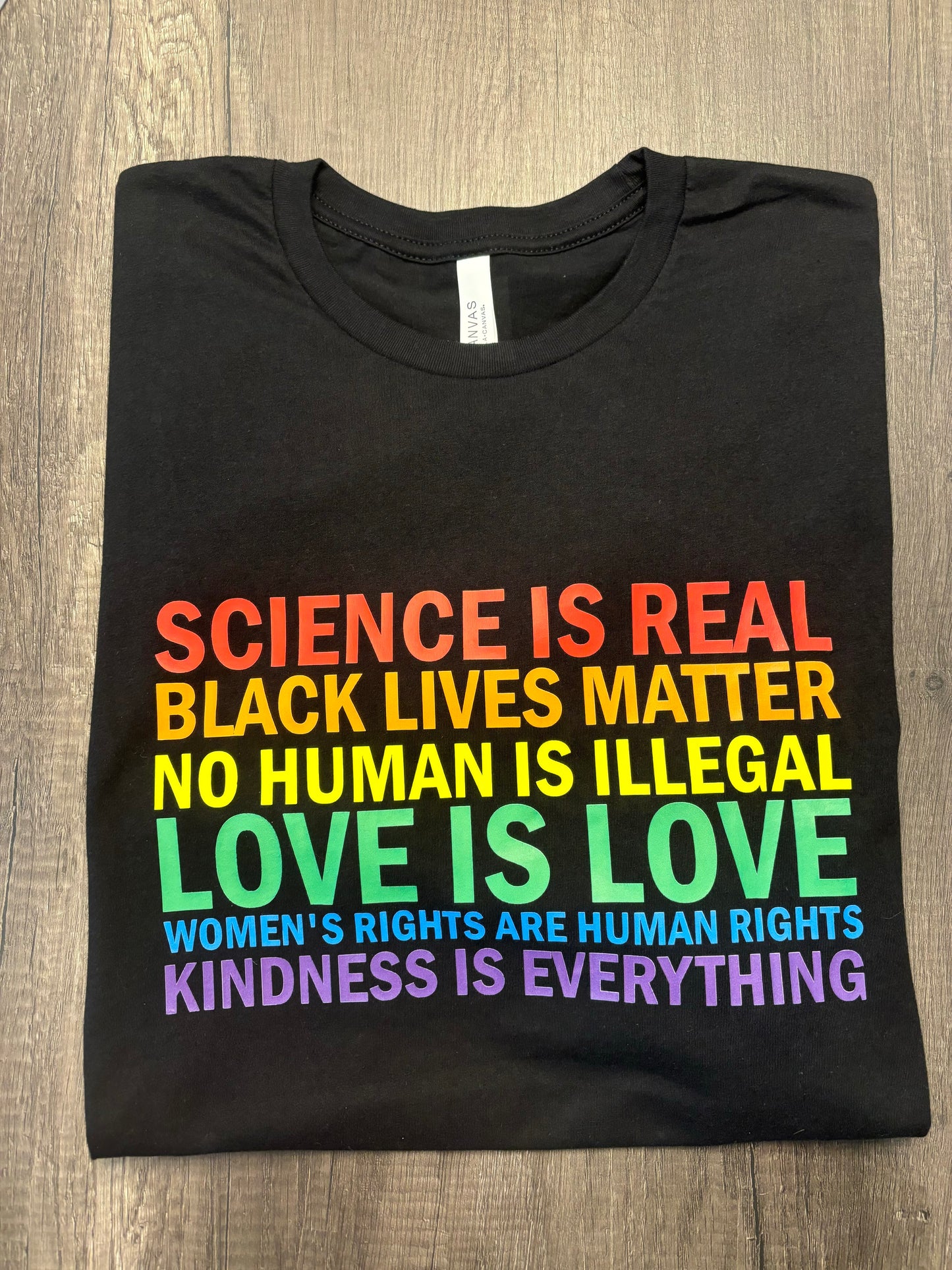 SCIENCE IS REAL SHIRT