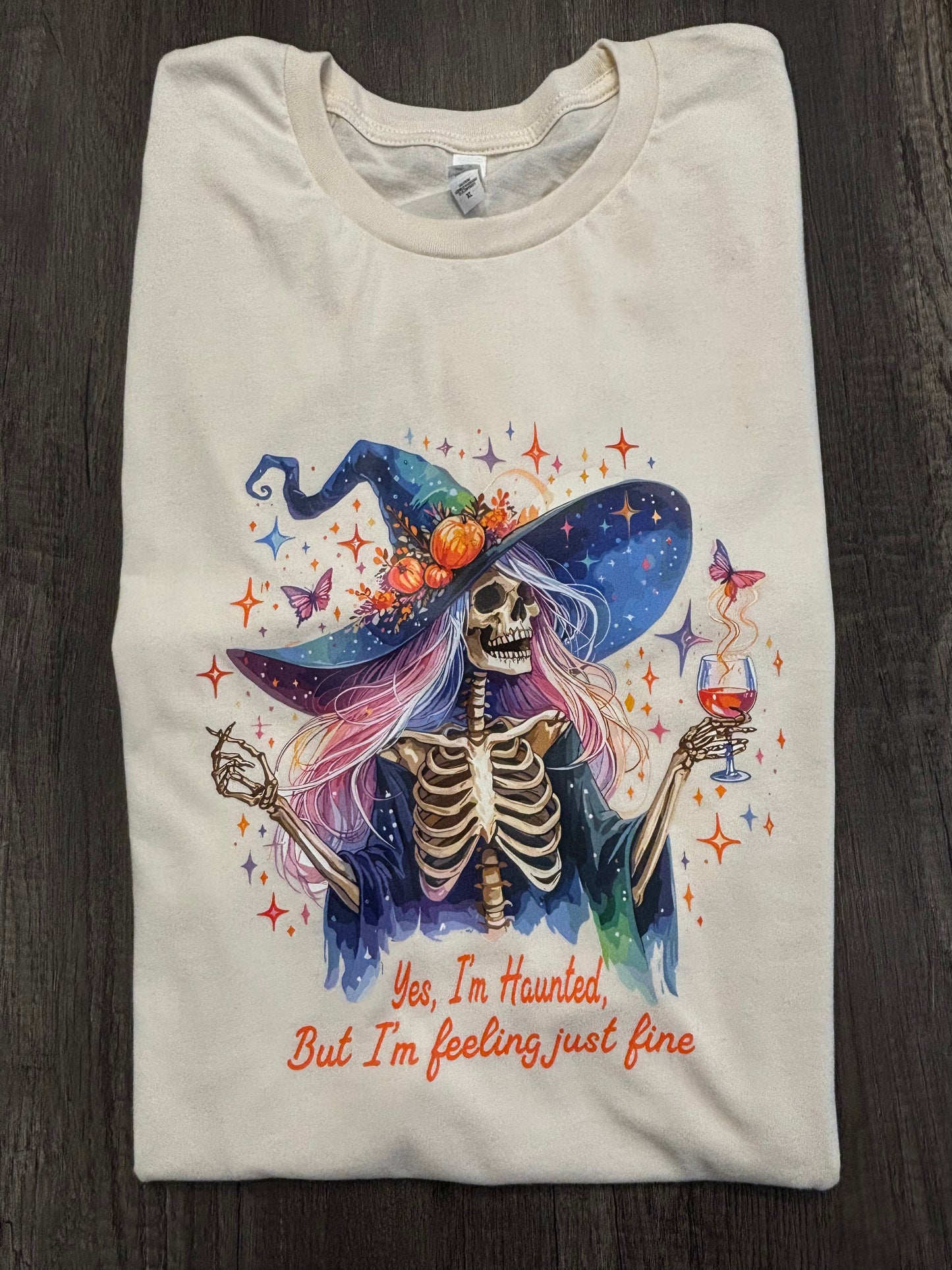 HAUNTED BUT I’M FEELING JUST FINE SHIRT