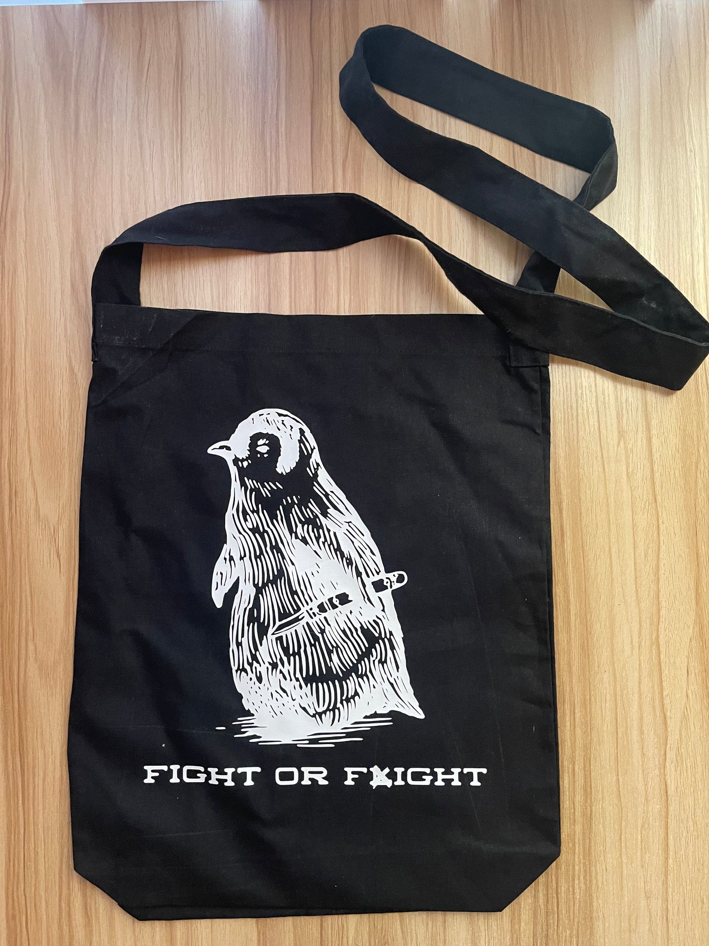 THE PERIL OF THE FLIGHTLESS BIRD TOTE