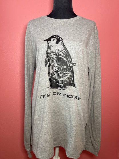 FIGHT OR FIGHT PENGUIN SHIRT