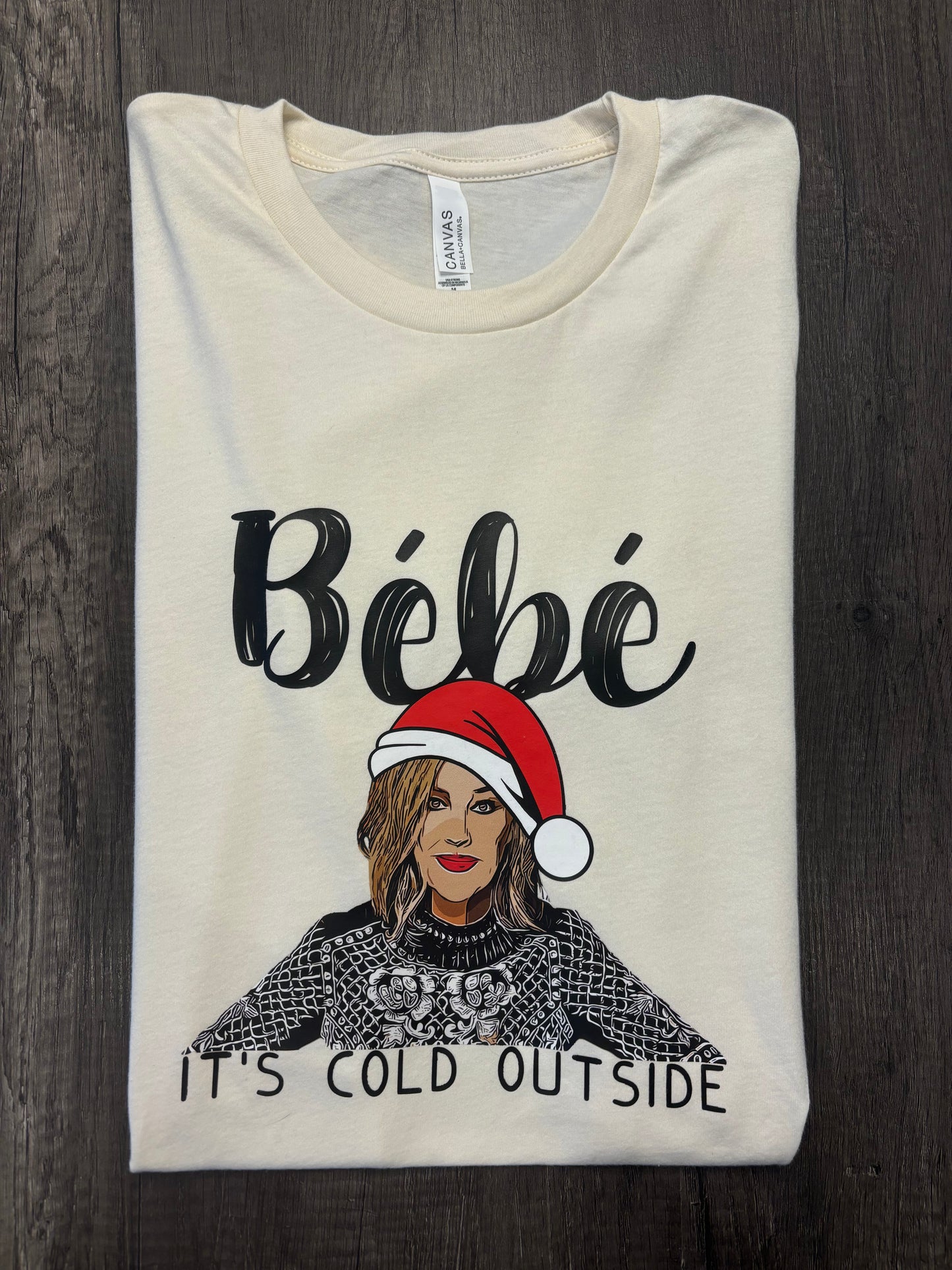 BEBE IT’S COLD OUTSIDE SHIRT