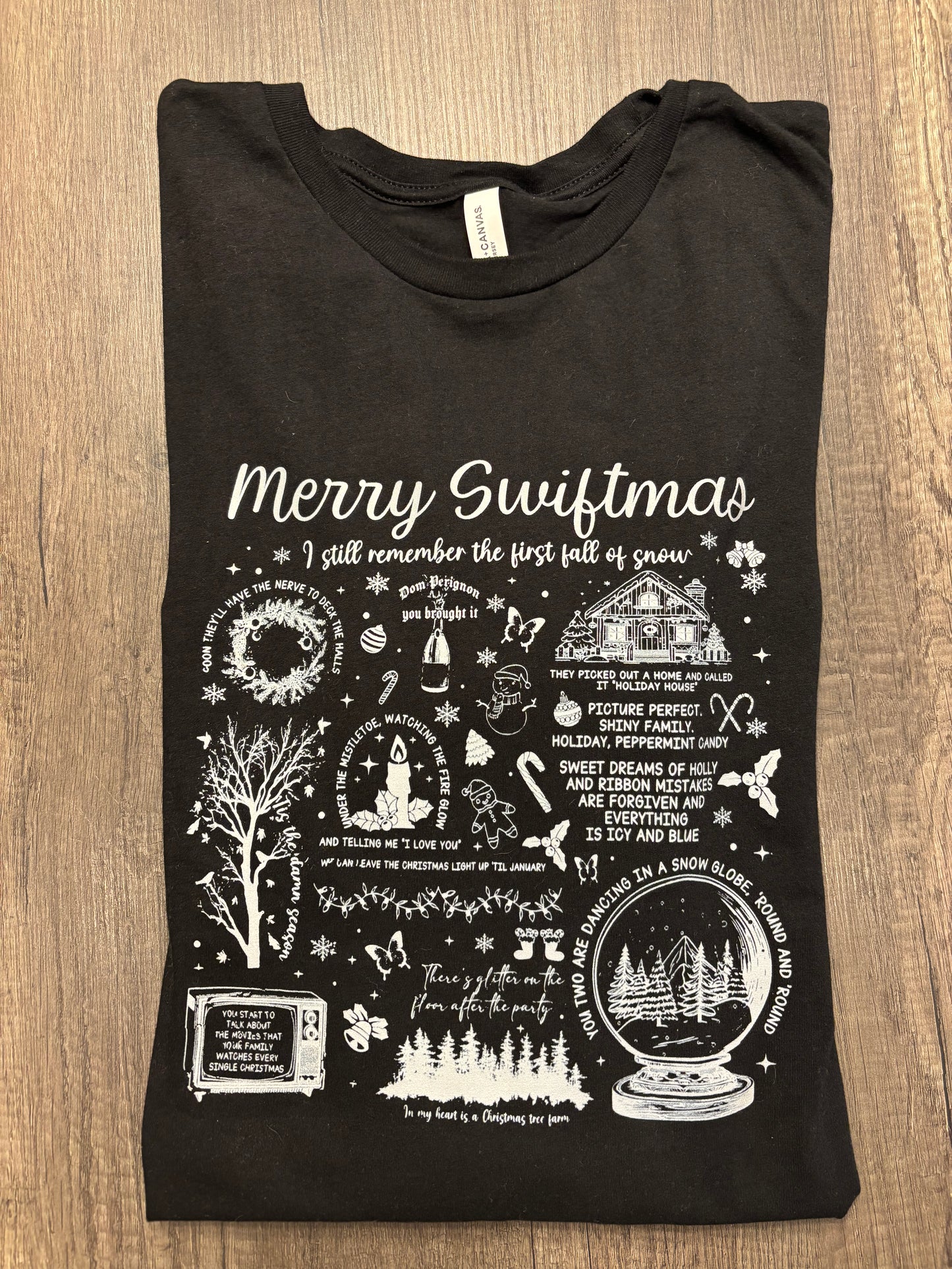 MERRY SWIFTMAS COLLAGE SHIRT