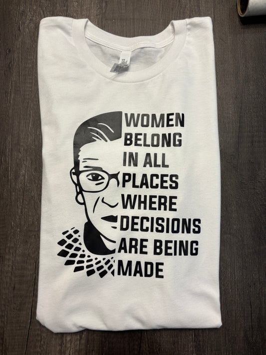 RBG WOMEN BELONG T-SHIRT