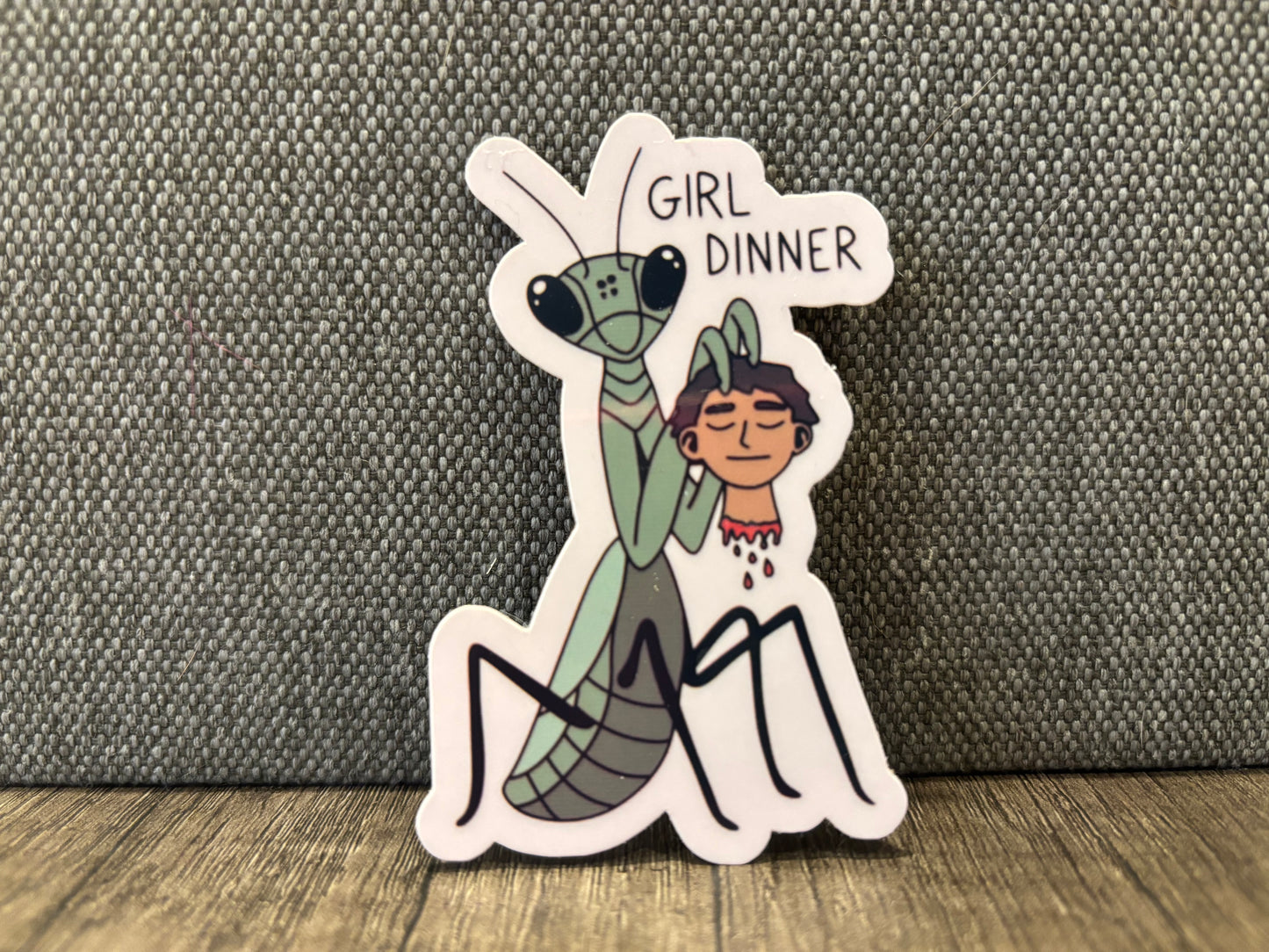 GIRL DINNER STICKER