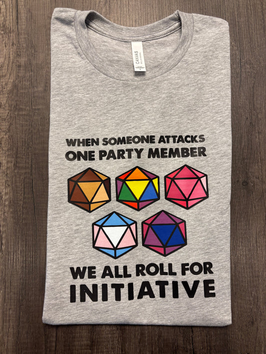 ROLL FOR INITIATIVE SHIRT
