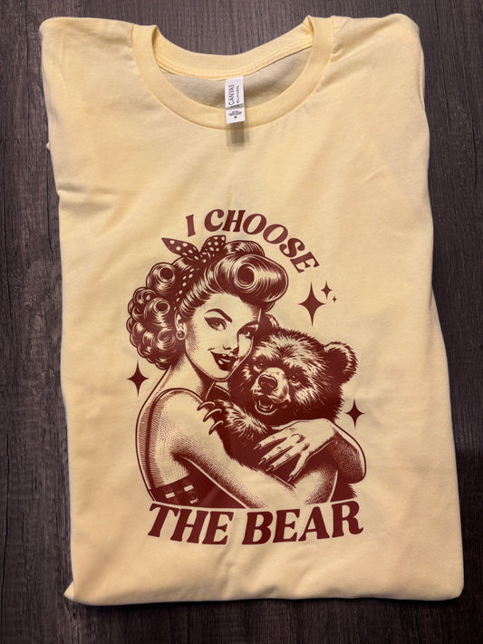 I CHOOSE THE BEAR T-SHIRT, MEDIUM