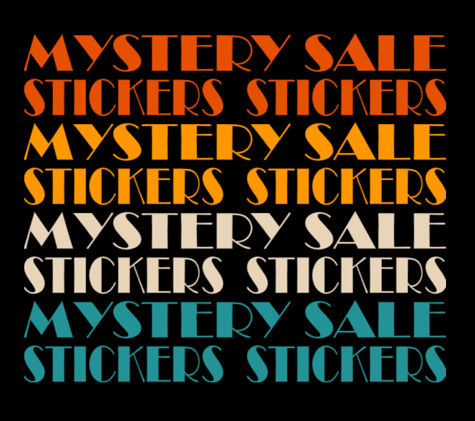 MEGA MYSTERY STICKER PACK