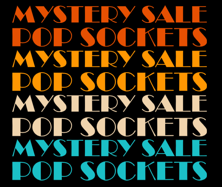 MYSTERY POP SOCKET